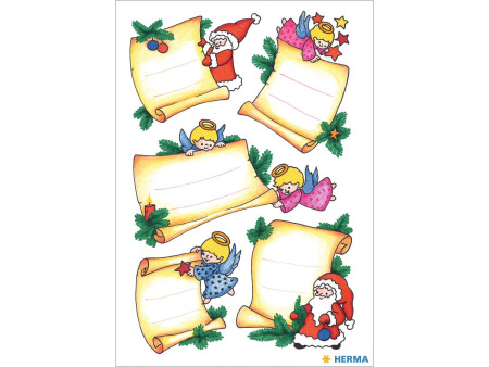Herma Autocollants de Noël DECOR 'Lettres de Noël', dédicace