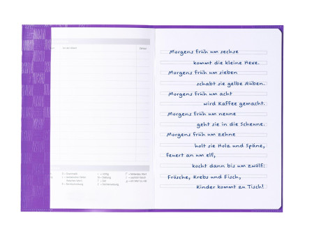 HERMA Protège-cahier, A5, en PP, violet opaque