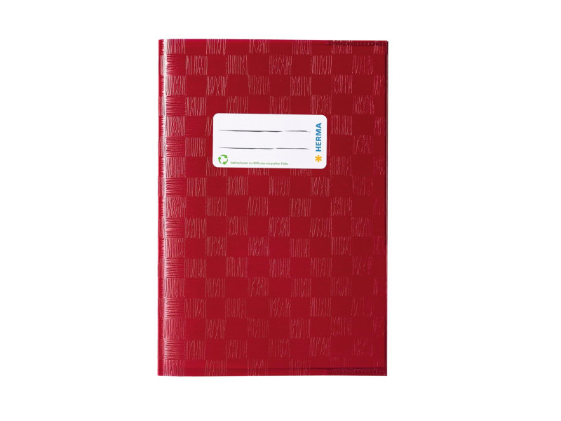 HERMA Protège-cahier, A5, en PP, lie de vin opaque
