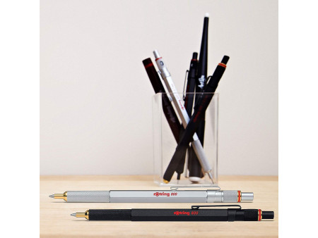 rotring Stylo à bille rétractable 800, argent